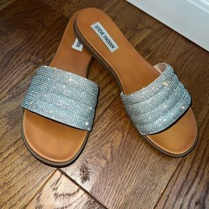Steve Madden Ultra bling Punta rhinestone sandal size 8.5